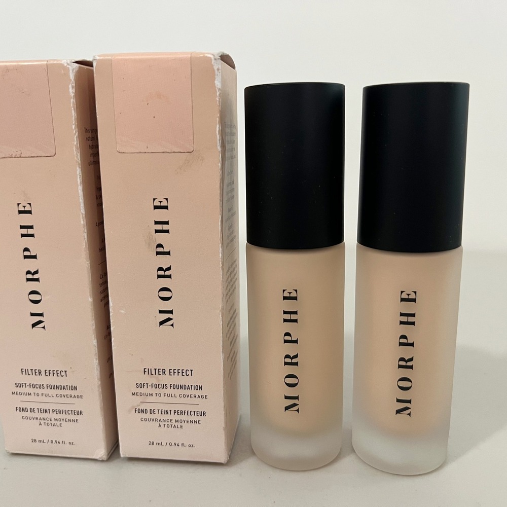 Morphe Filter Effect Soft-Focus Foundation Filter Light 2 Set‎ of 2 New